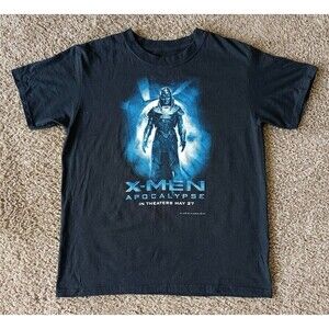 Marvel X-Men Apocalypse Promo T-Shirt Youth XL Black Short Sleeve